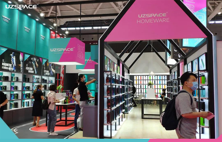 UZSPACE九游会水杯参加深圳礼品展，解锁礼品定制新功能