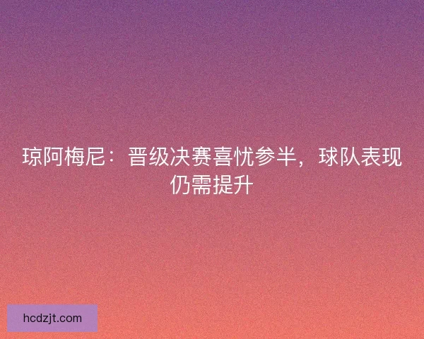 琼阿梅尼：晋级决赛喜忧参半，球队表现仍需提升