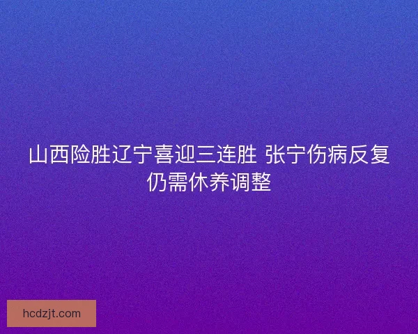 山西险胜辽宁喜迎三连胜 张宁伤病反复仍需休养调整